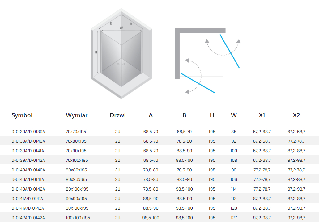 New Trendy NEW MODUS kabina rysunek techniczny